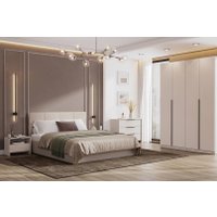 Кровать Mio Tesoro Империал 160x200 (№4/велюр бежевый)