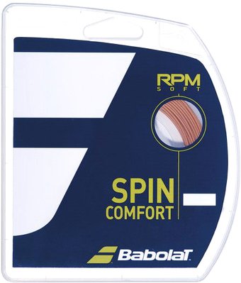 Струна для теннисной ракетки Babolat Rpm Soft 241146-368-125 (12 м, желтый)