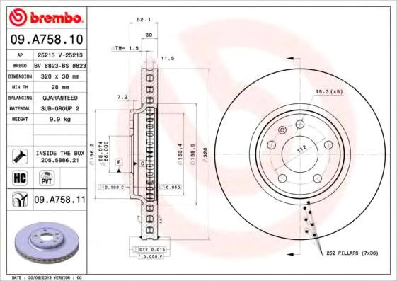 Brembo 09A75811
