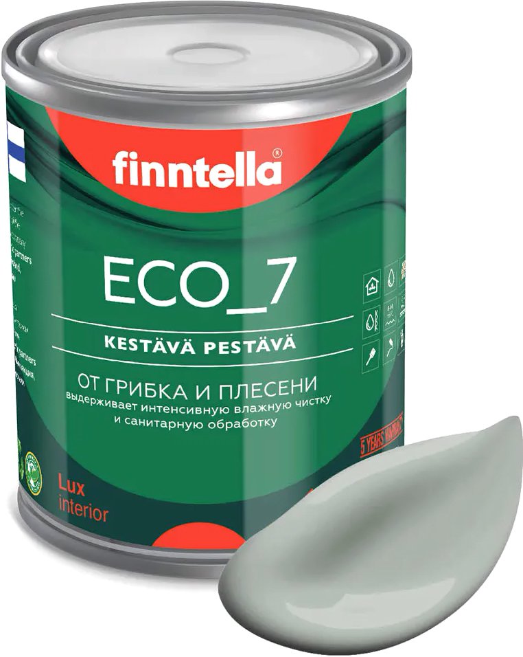 

Краска Finntella Eco 7 Poly F-09-2-1-FL053 0.9 л (серо-зеленый)