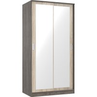 Шкаф-купе Кортекс-мебель Лагуна ШК01-02 (орех элия/дуб сонома)