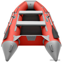 Моторно-гребная лодка Roger Boat Hunter 3000 (без киля, красный/серый)