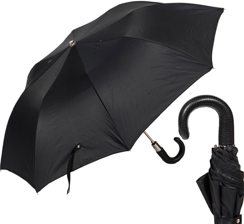 

Складной зонт Pasotti Auto Classic Pelle Oxford Black