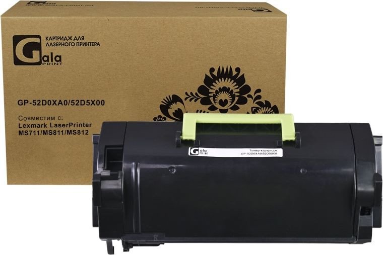 

Картридж Gala-print GP-52D0XA0/52D5X00 (аналог Lexmark52D0XA0/52D5X00)