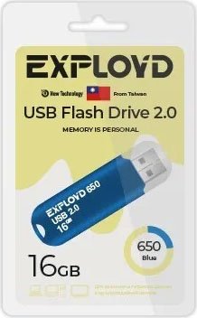 

USB Flash Exployd 650 16GB (синий)