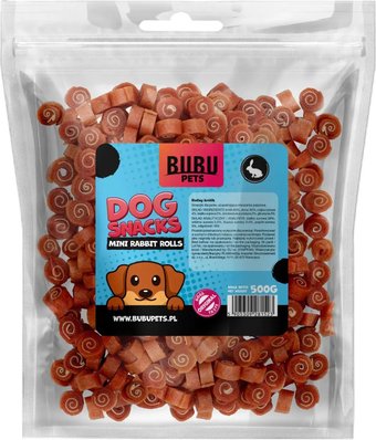 Лакомство для собак Bubu Pets Мини рулетики из кролика из минтая PS0022 (500 г)
