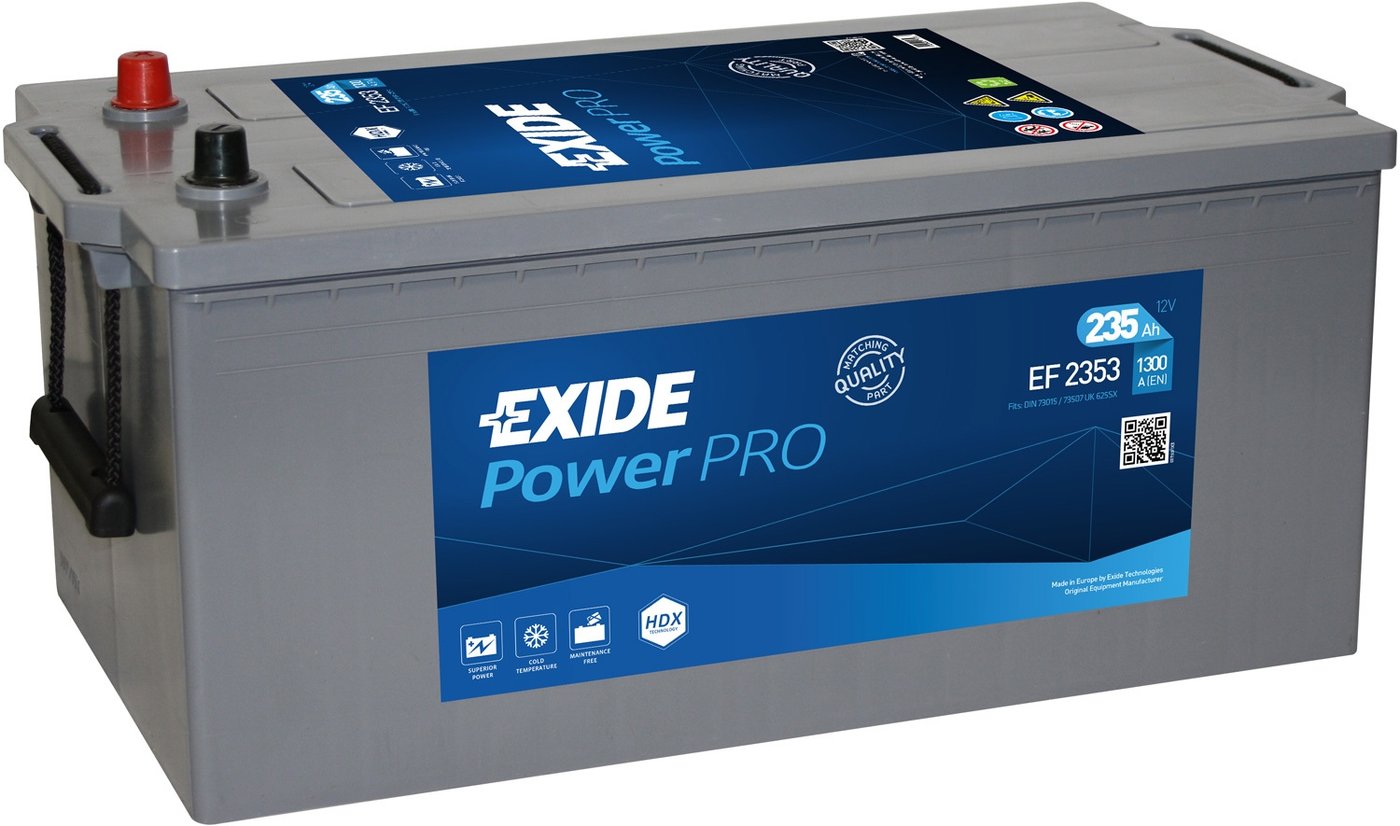 

Автомобильный аккумулятор Exide PowerPRO EF2353 (235 А·ч)
