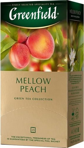 Зеленый чай Greenfield Peach Mellow 25 шт