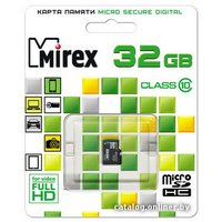 Карта памяти Mirex microSDHC (Class 10) 32GB (13612-MC10SD32)
