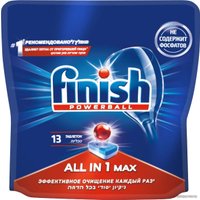 Таблетки для посудомоечной машины Finish All in 1 Max (13 шт)