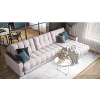 Угловой диван Craftmebel Boss Max угол new (ткань, soro серый)