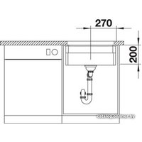 Кухонная мойка Blanco Etagon 500-U (глянцевый белый) 525149