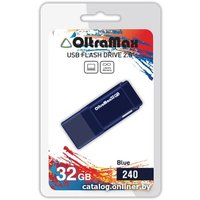 USB Flash OltraMax 240 32GB (синий) [OM-32GB-240-Blue]