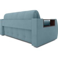 Диван Мебель-АРС Аккордеон Барон №3 ППУ 180x200 (голубой Luna 089)