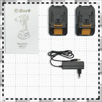 Дрель-шуруповерт Bort BAB-21S 93414912 (с 2-мя АКБ, кейс)