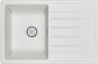 Кухонная мойка Granula 7602 (белый)
