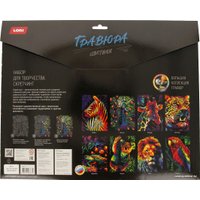 Гравюра Lori Скретчинг Животные. Неон. Павлин Гр-777