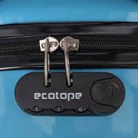 Чемодан-спиннер Ecotope Динозавр 324-S-1-16-NAV (голубой)