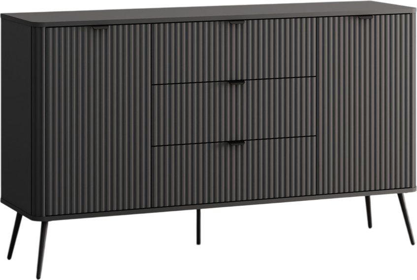 Тумба Arvento Rondo 2D3S (графит/дарк грей)