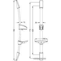 Душевая штанга IDDIS A30311
