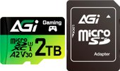 TF138 Supreme Pro microSDXC 2TB AGI2T0GGSTF138 (с адаптером)