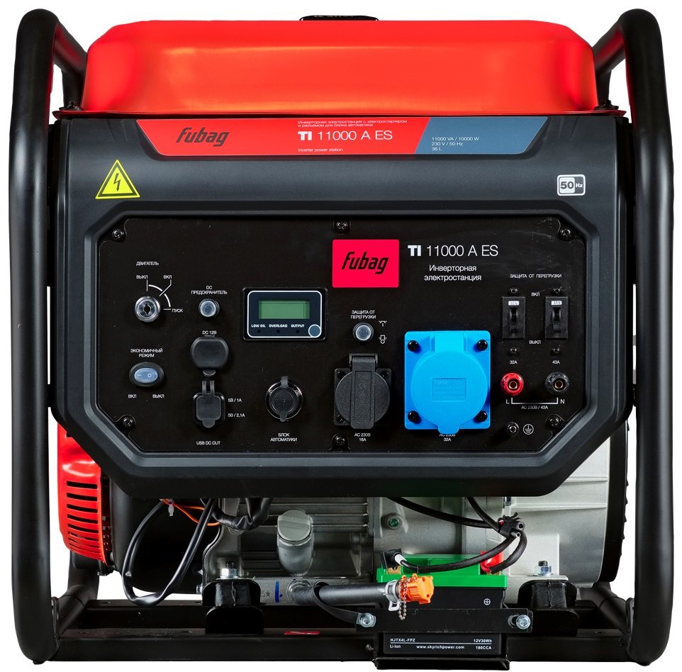 

Бензиновый генератор Fubag TI 11000 A ES 646211