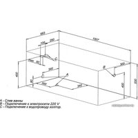 Ванна Aquanet Extra 150x70
