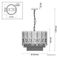 Подвесная люстра Odeon Light Ester 4634/6