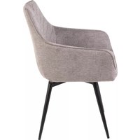 Стул с подлокотниками Signal Servio Brego 34 (бежевый/черный)