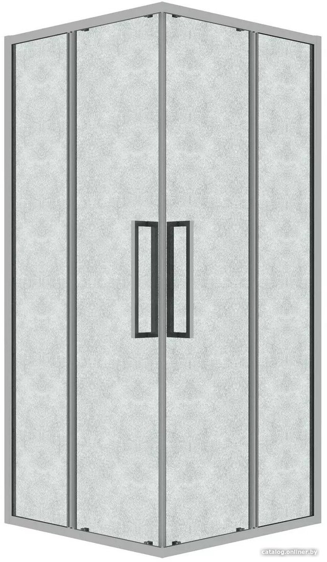 Душевой уголок Grossman Cosmo 100x100x195 300.K33.02.1010.10.02 (хром/шиншилла стекло)