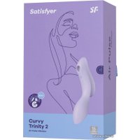 Вакуумный стимулятор клитора Satisfyer Curvy Trinity 2 4036502 (фиолетовый)