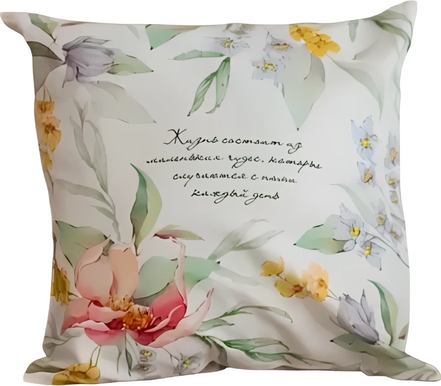 

Чехол на подушку Listelle Белла с надписью 816601/2