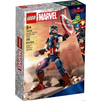 Конструктор LEGO Marvel Super Heroes 76258 Сборная фигурка Капитана Америки