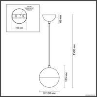 Подвесная люстра Odeon Light Pinga 4958/1