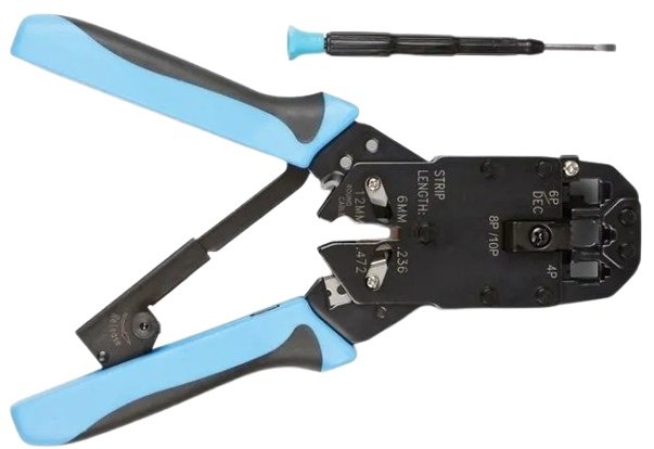 

Кримпер Hyperline HT-2008AR (черный/синий)