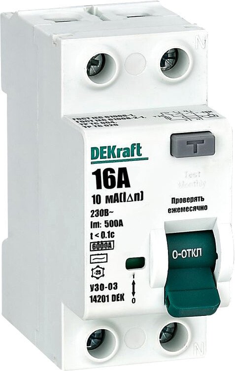 

Устройство защитного отключения Schneider Electric DEKraft УЗО-03 14233DEK