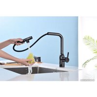 Смеситель Paulmark Viper VI213105-GB (черный/черный глянцевый)