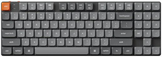 Клавиатура Keychron K13 Max RGB Hot-Swap K13M-H1 (Gateron Low Profile Red 2.0, нет кириллицы)