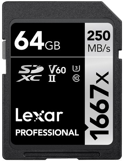 

Карта памяти Lexar LSD64GCB1667 SDXC 64GB