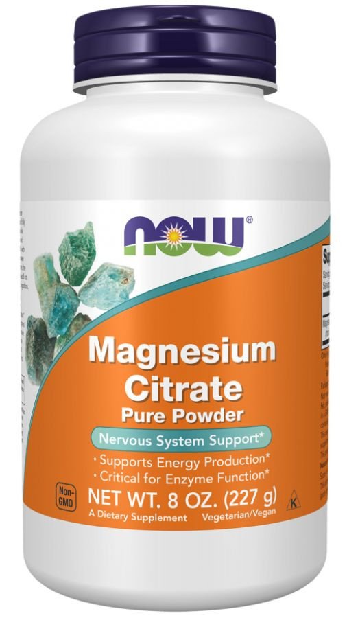 Витамины, минералы Now Foods Magnesium Citrate (227 г)