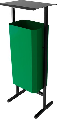Уличная урна Allerd Стандарт 50л (зеленый)