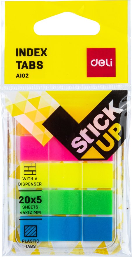 

Закладки с клеевым краем Deli A10202 (20 шт)