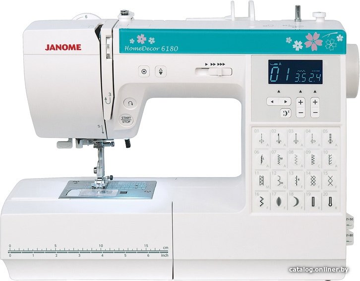 Компьютерная швейная машина Janome HomeDecor 6180