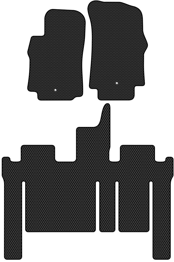 

Комплект ковриков для авто Alicosta Hyundai H1 II (минивэн / TQ) 2007 - 2018 (черный, ромб)