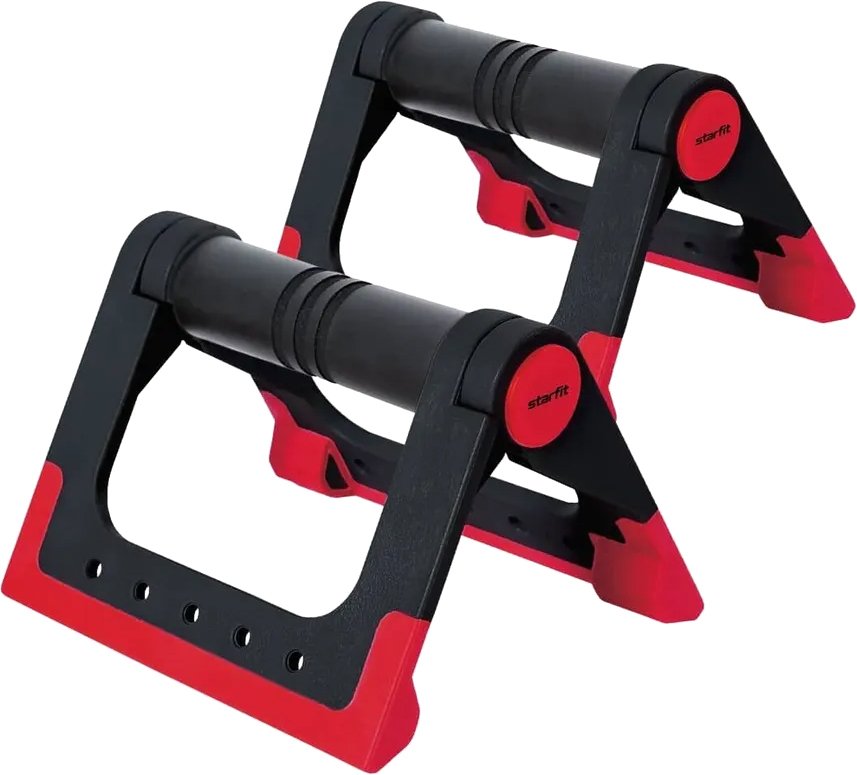 

Упоры для отжимания Starfit BA-304 (черный/красный)