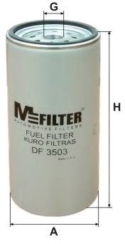 

Топливный фильтр Mfilter DF3503