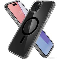 Чехол для телефона Spigen Ultra Hybrid (MagFit) для iPhone 15 ACS06803 (черный)