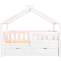 Кровать-тахта ФанДОК 80x160 Ф-141.22 (белый/с ложе)