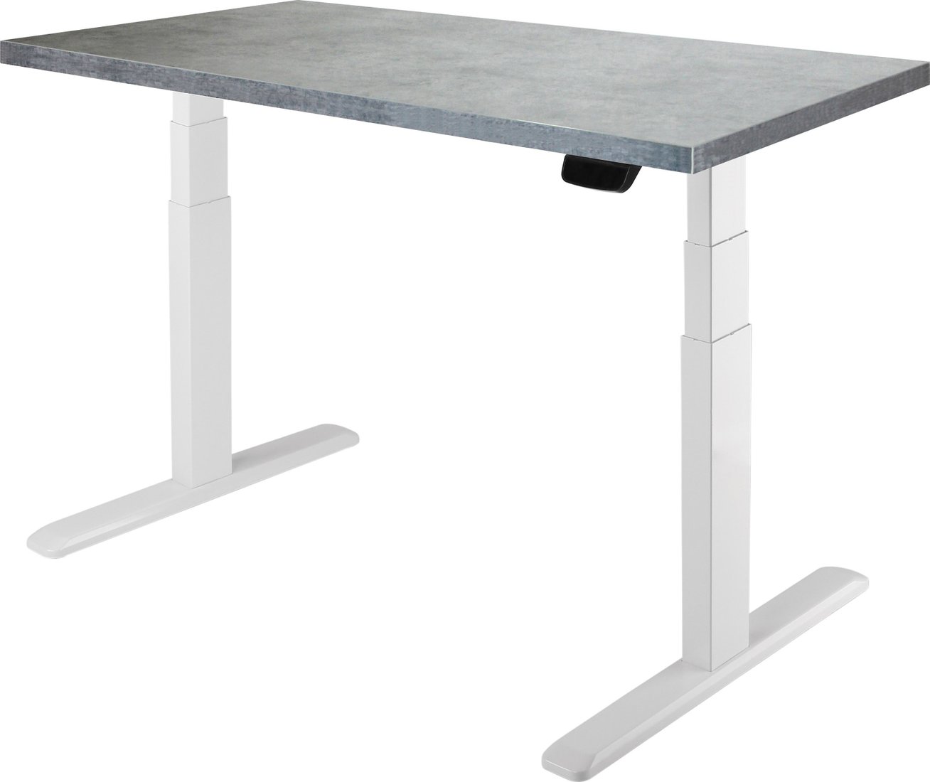 

Стол для работы стоя ErgoSmart Unique Ergo Desk 1360x800x36мм (бетон Чикаго светло-серый/белый)