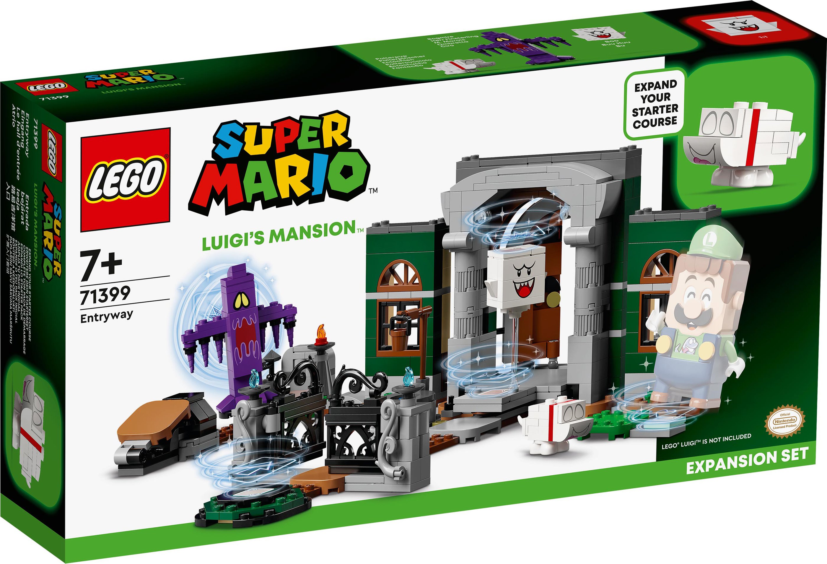 

Конструктор LEGO Super Mario 71399 Дополнительный набор Luigi’s Mansion: вестибюль